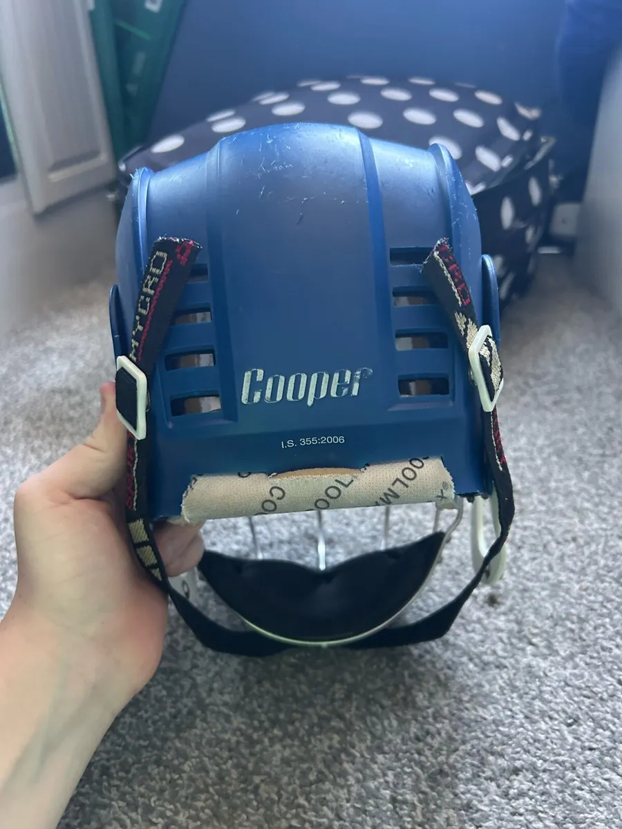 Blue cooper hurling helmet - Image 4
