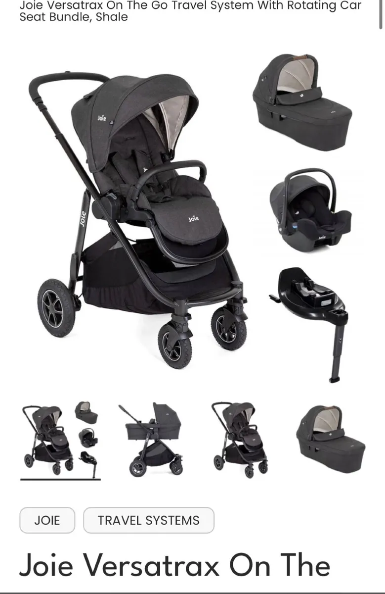 Joie Versatrax On The Go travel system
