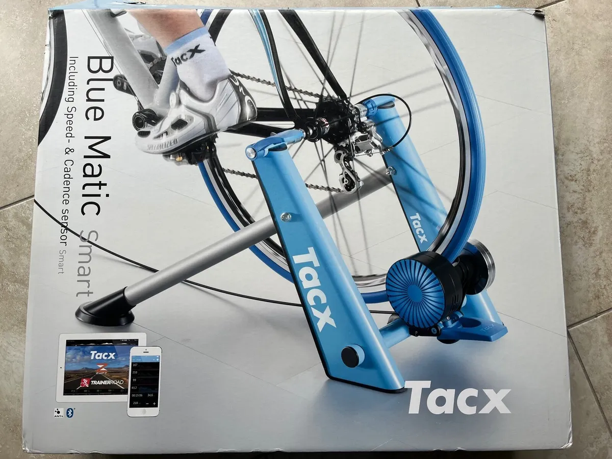 Tacx Blue Matic Turbo Trainer and Wheel - Image 2