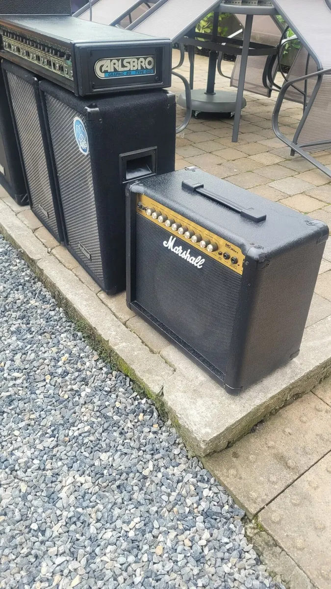 Musical speakers with two amplifiers and subwoofer - Image 3