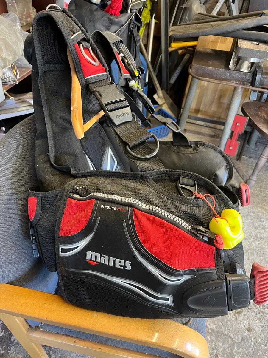 Diving fins and stab jacket - Image 1