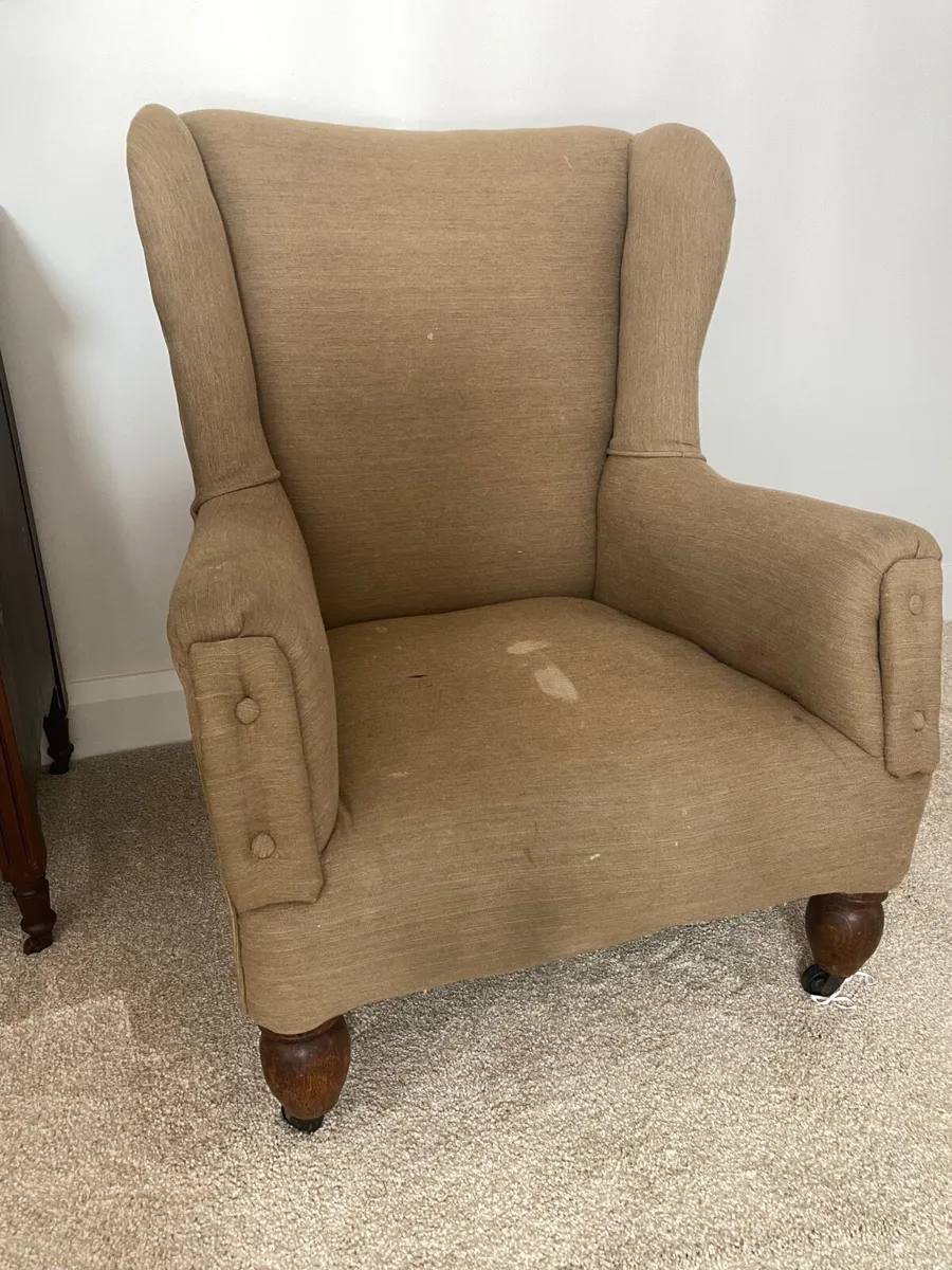 Vintage Armchair - needs re upholstery - Image 1