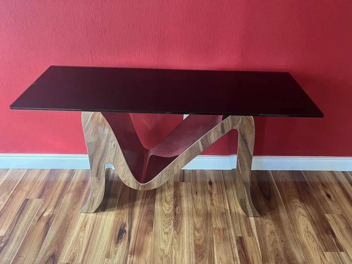 Glass Hall Table
