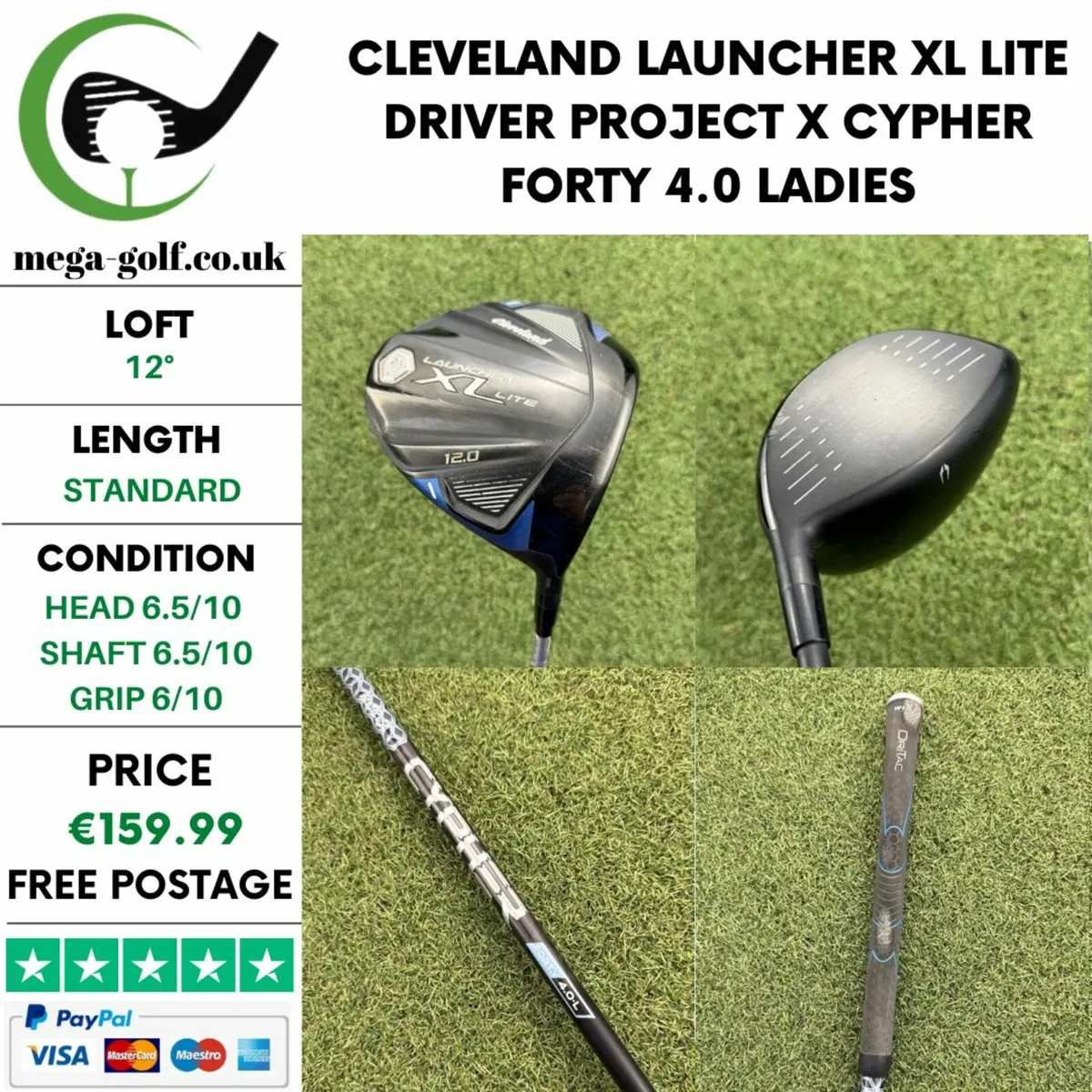 CLEVELAND LAUNCHER XL LITE DRIVER / 12° / LADIES - Image 1