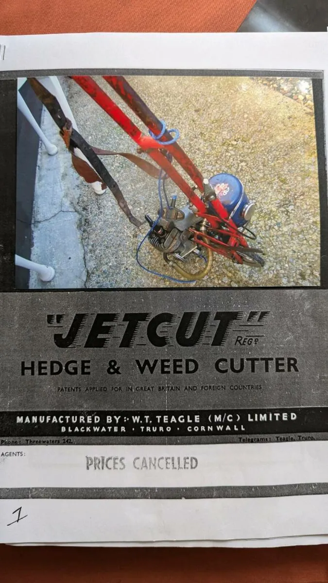 1954 Jetcut Hedge & Weed Cutter - Image 1