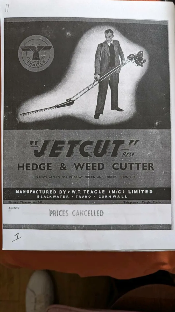 1954 Jetcut Hedge & Weed Cutter - Image 2