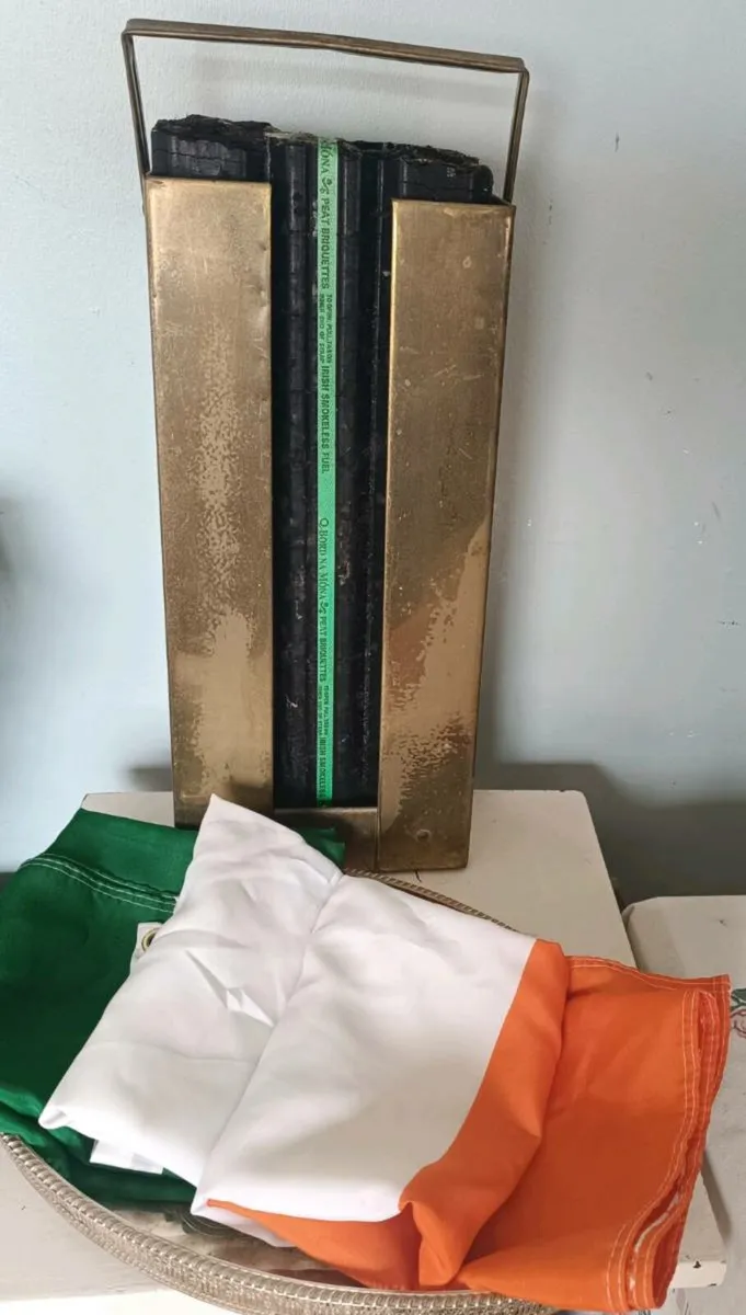 Brass Briquette Stand - Image 1