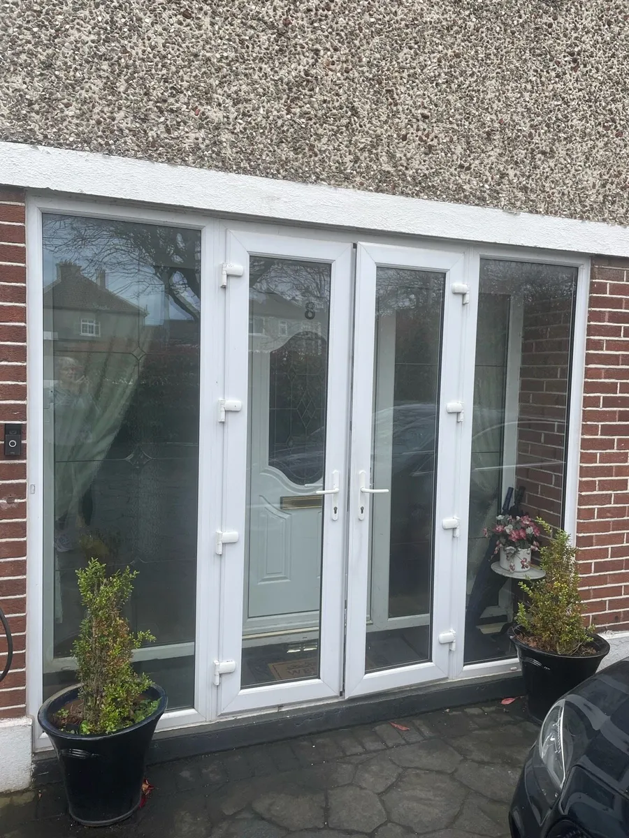 French door with side panels - Image 1