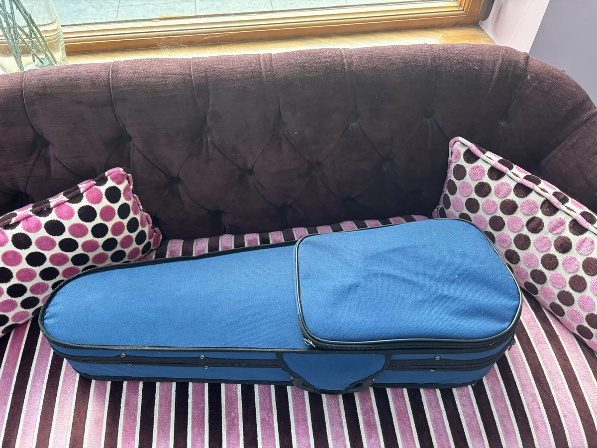 Violin , bow , case and shoulder rest - Image 2