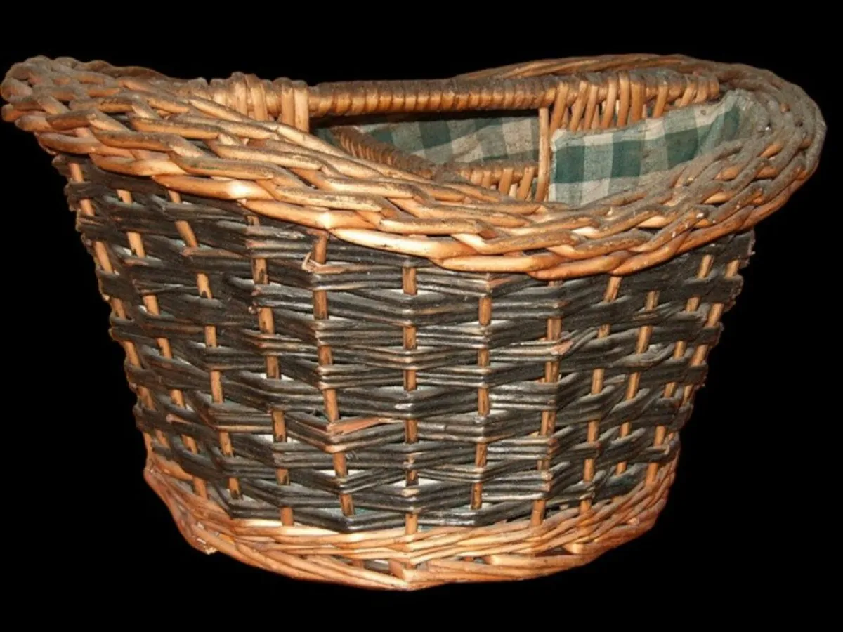 Vintage Wicker Wine Carrier - Image 3