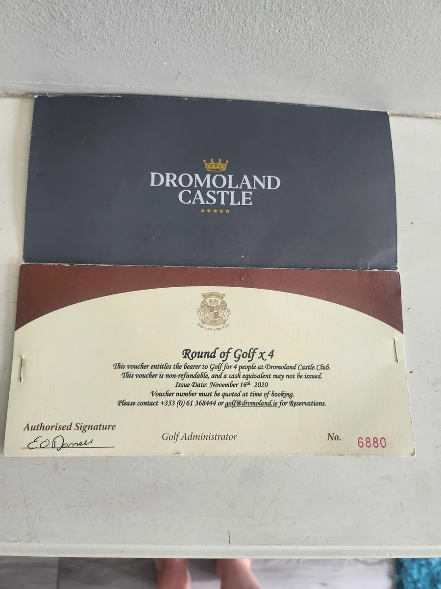 Golf voucher