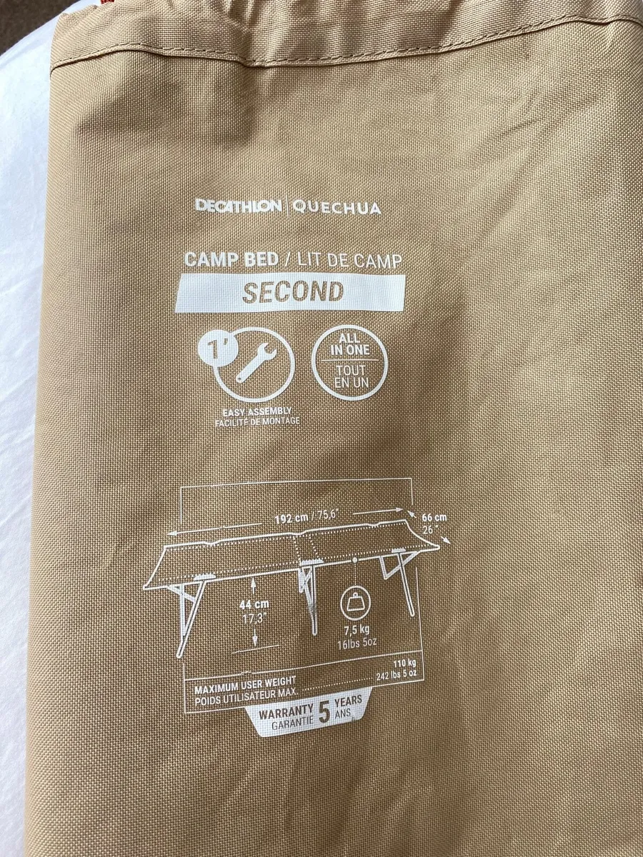 Decathlon camping bed x 2 - Image 3
