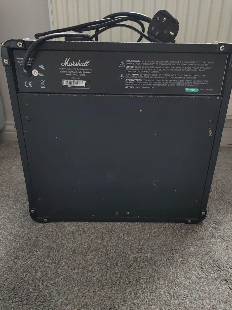 Marshall MG15cd  guitar amp - Image 4