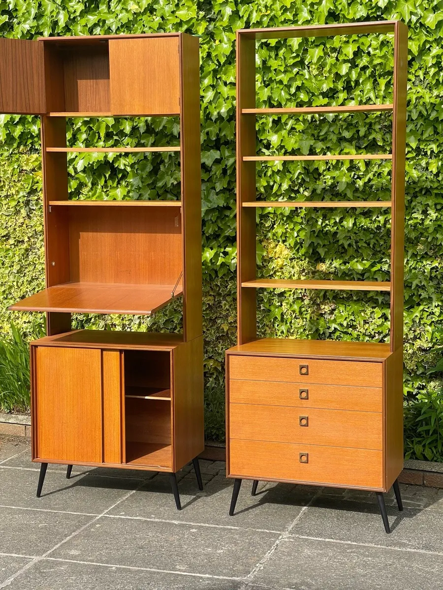 Mid century G plan stand up units