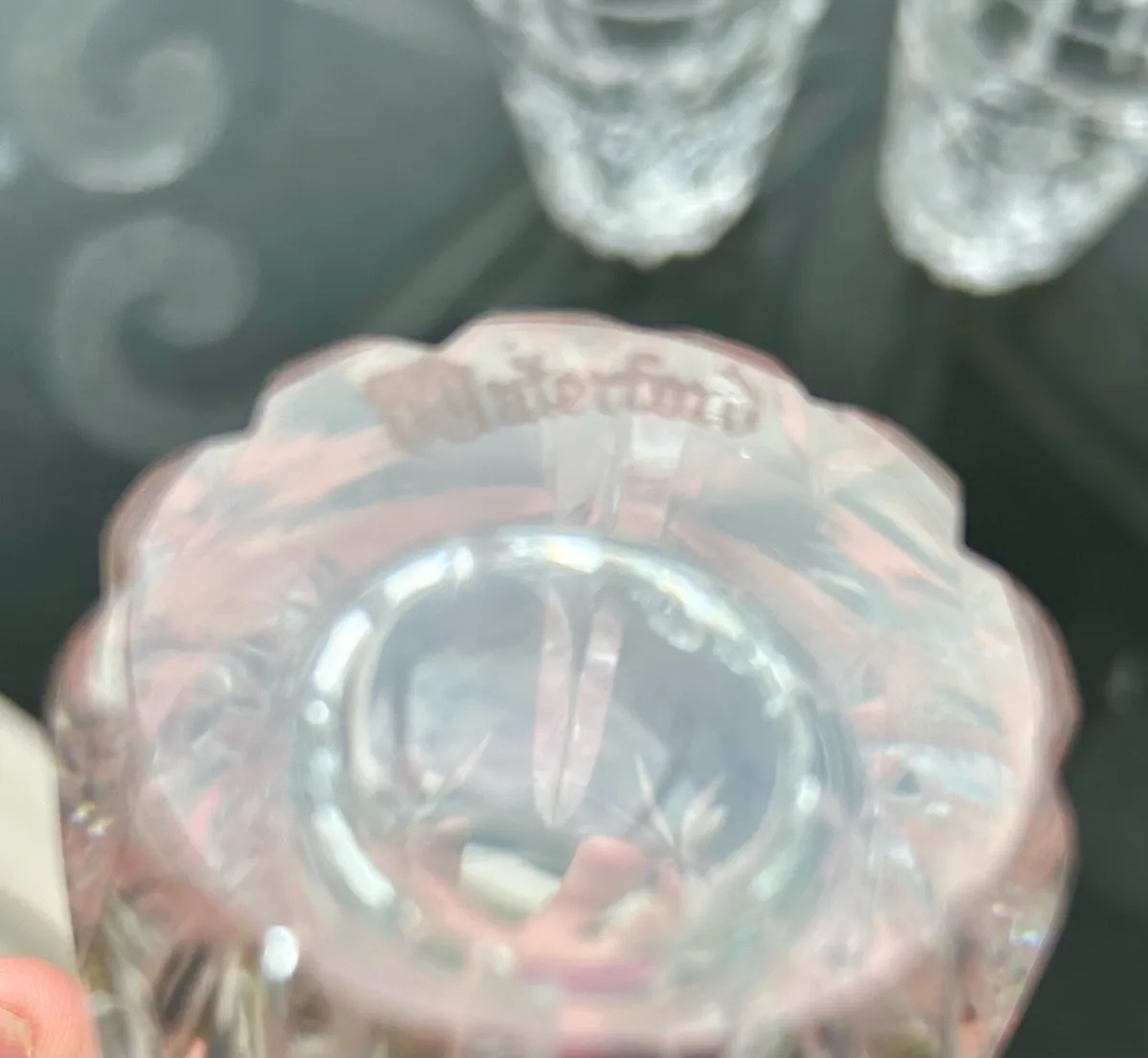 6 vintage Waterford crystal glasses - Image 3