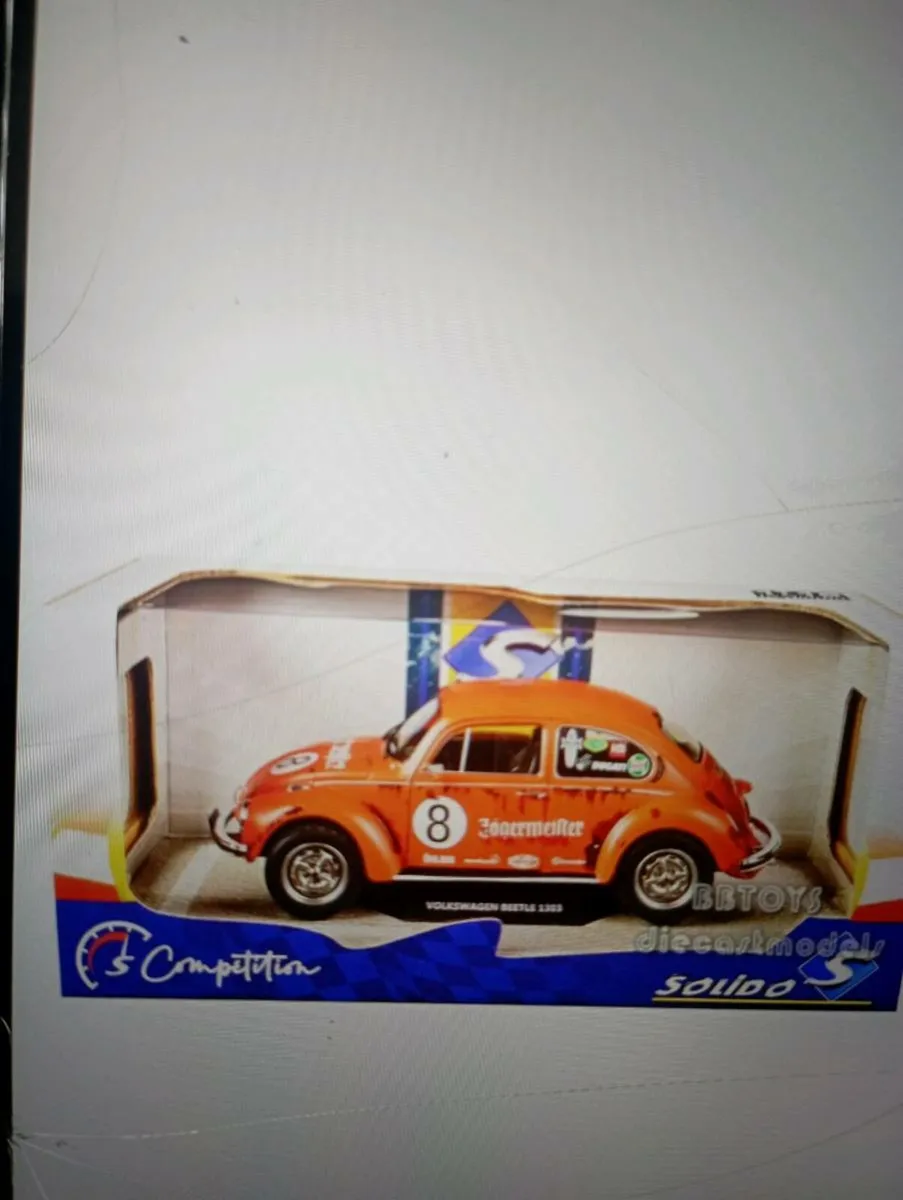 BURAGO BbURAGO  DIE-CAST VW VOLKSWAGEN BEETLE CUP - Image 1
