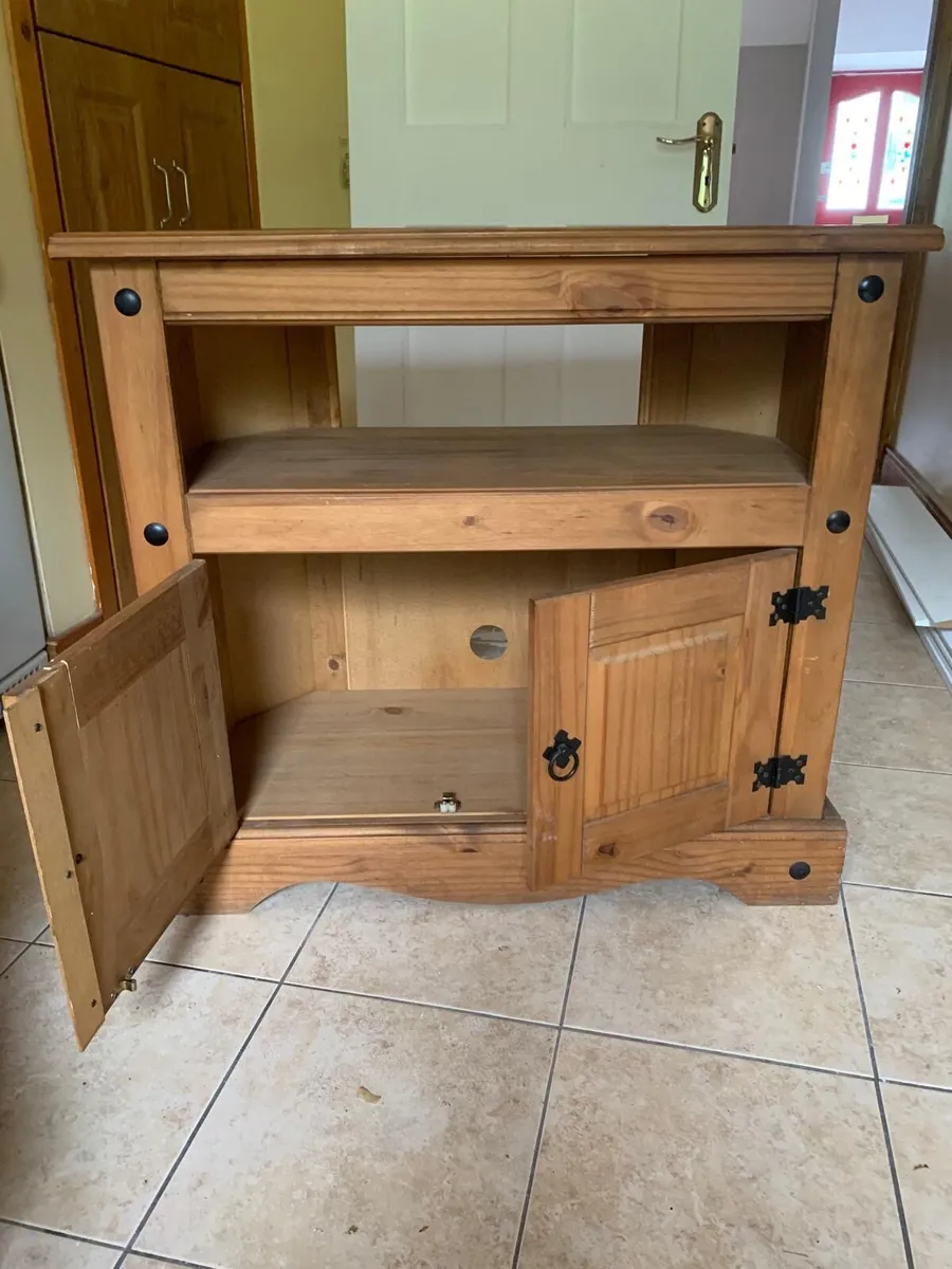 Mexican Pine Corner TV unit - Image 3