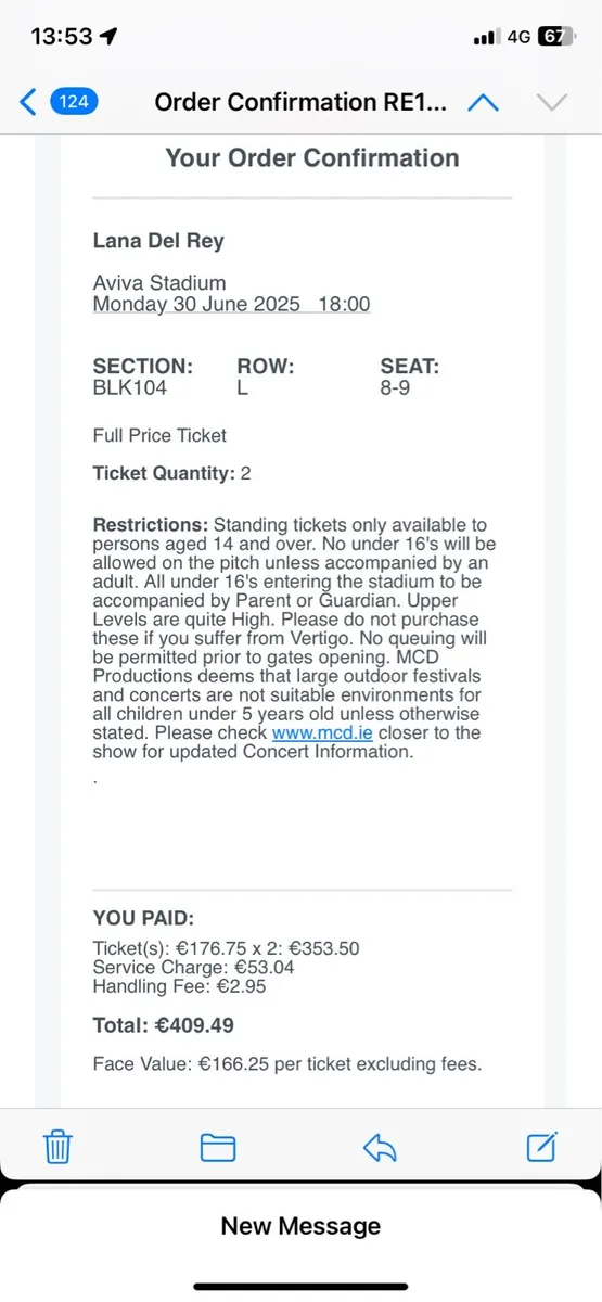 Concert tickets - Image 3