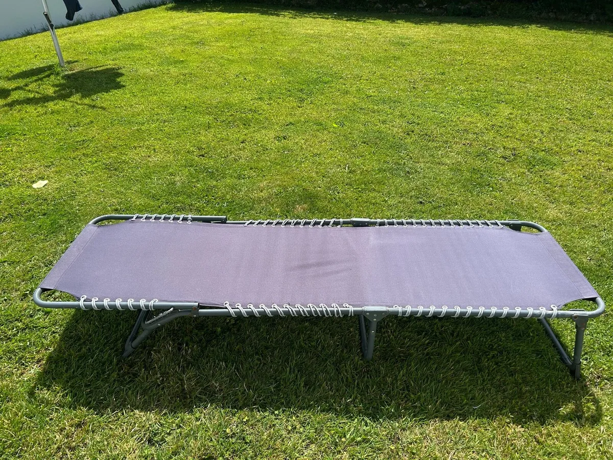 Garden Patio Set (Table + 3 Chairs) & Sun Lounger - Image 4