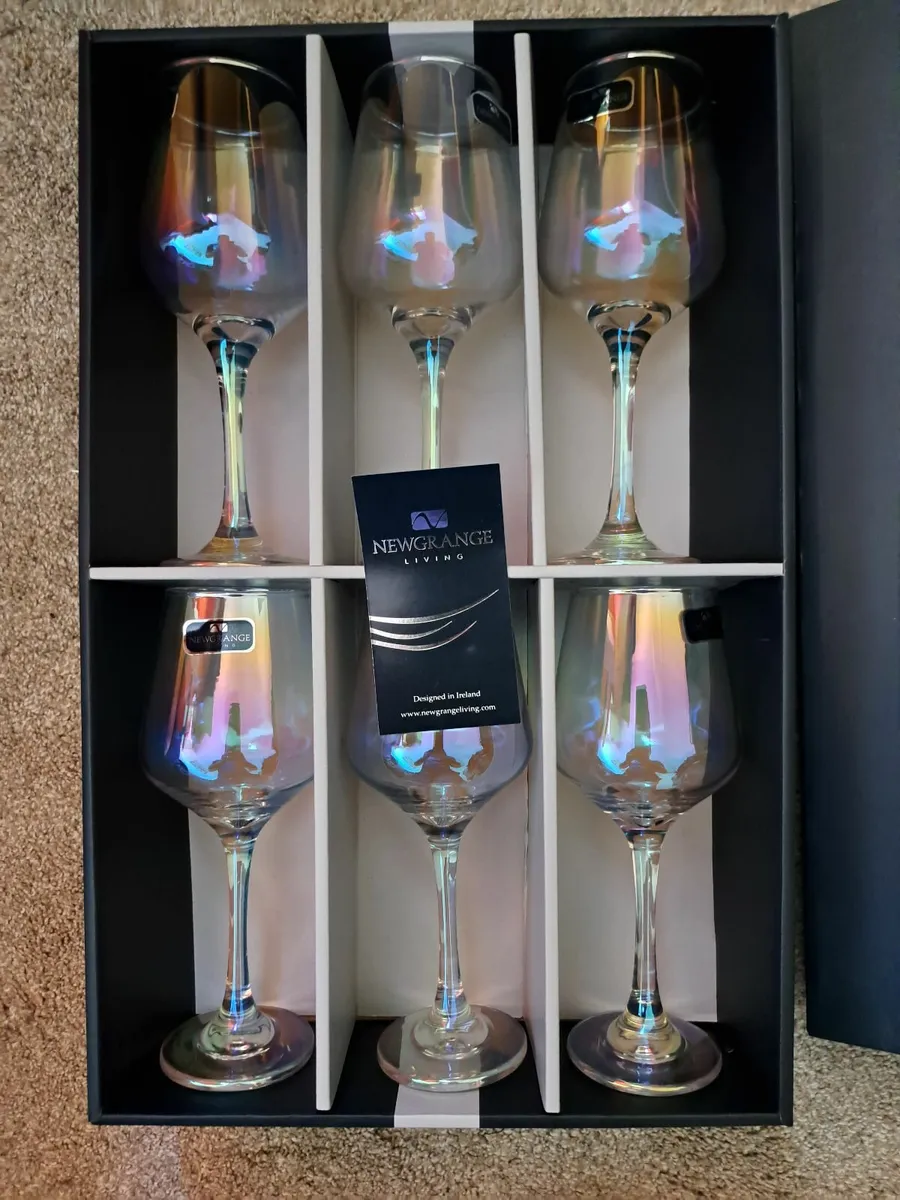 Newgrange Wine Glasses - Image 1