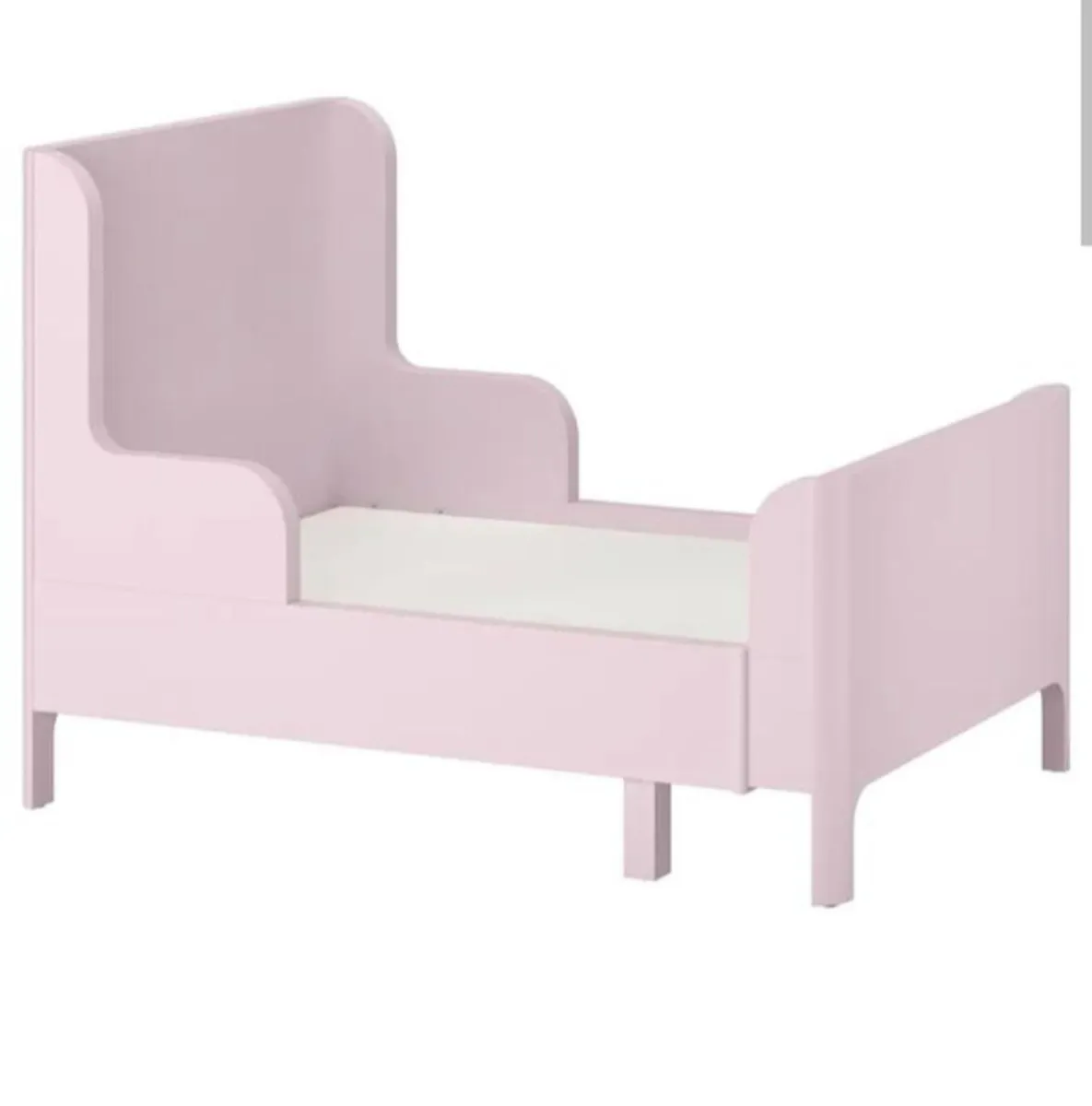 Busunge Ikea adjustable girl bed 80 x up 2mtrs - Image 4