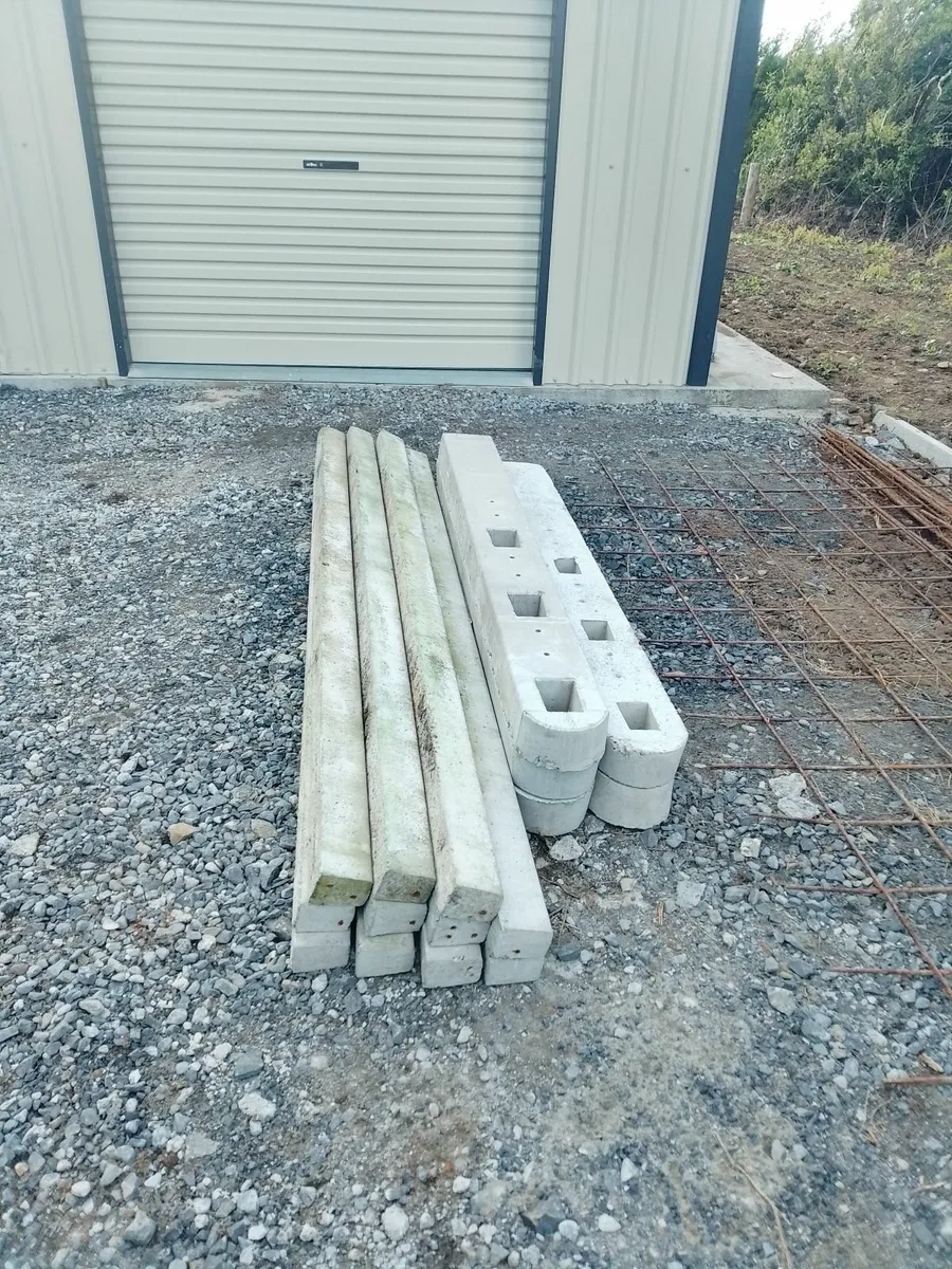 Concrete Post and Rail fence - Image 1