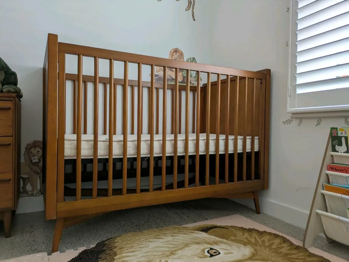 West Elm Mid Century Convertible Crib - Image 3