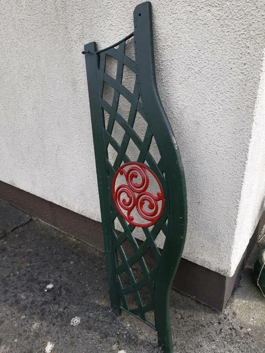 Garden Bench Seat Back - Image 1