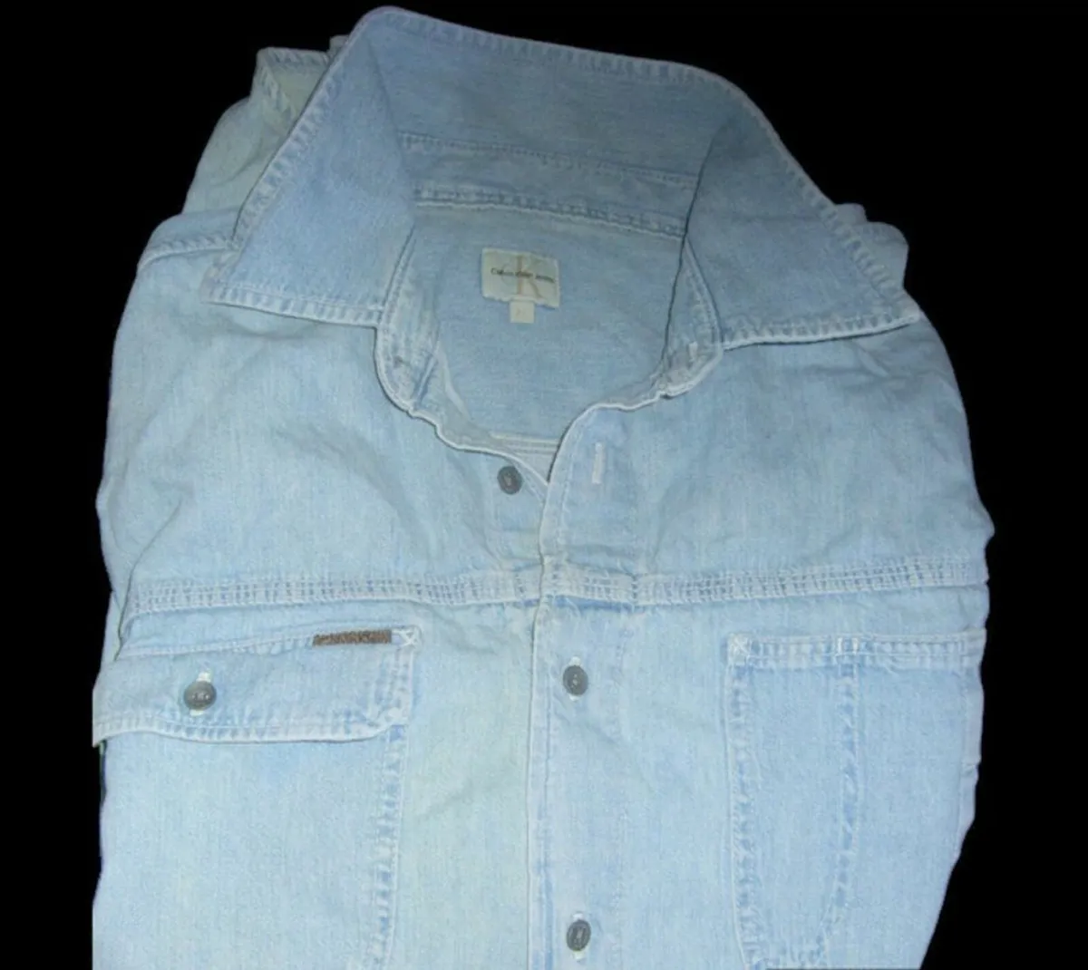 Vintage Authentic Calvin Klein Denim Shirt - Image 1