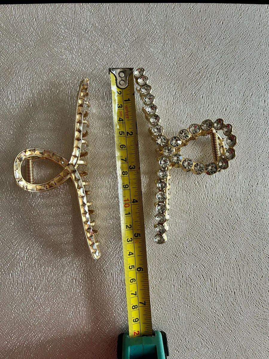 Large 5.5 inch Metal hair Claws new without tags - Image 2