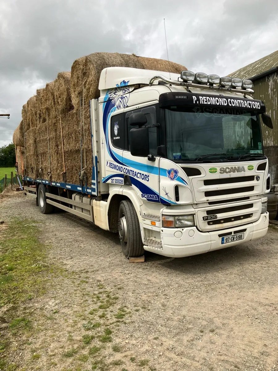 Scania P230 flat bodied truck - Image 1