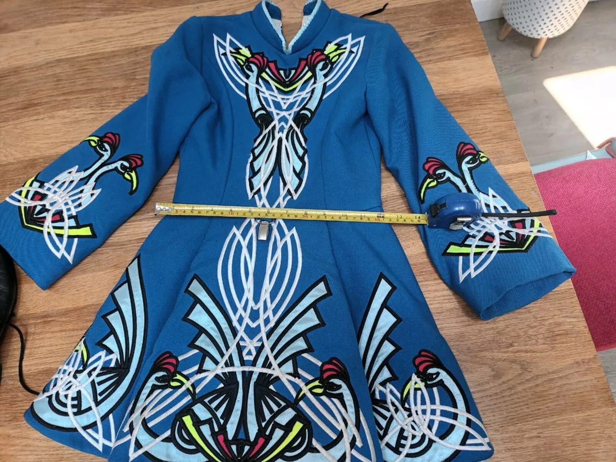 Irish Dancing Dress and shoes - Image 1