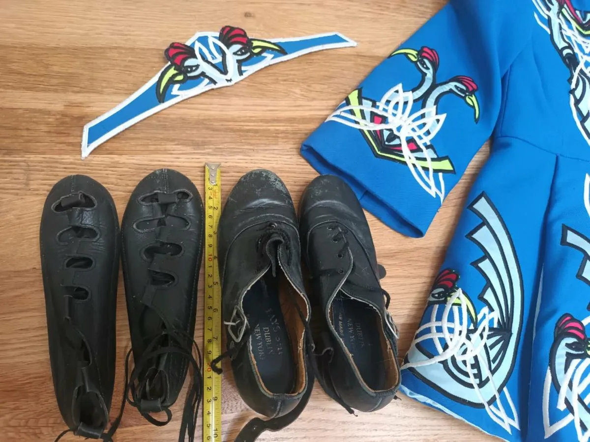 Irish Dancing Dress and shoes - Image 3