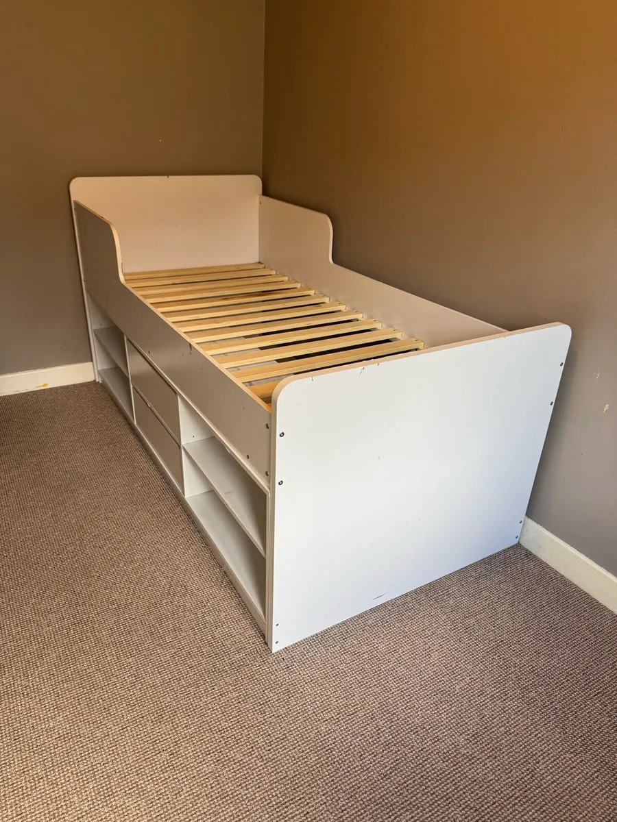 Single Bed Frame with Storage - Image 1