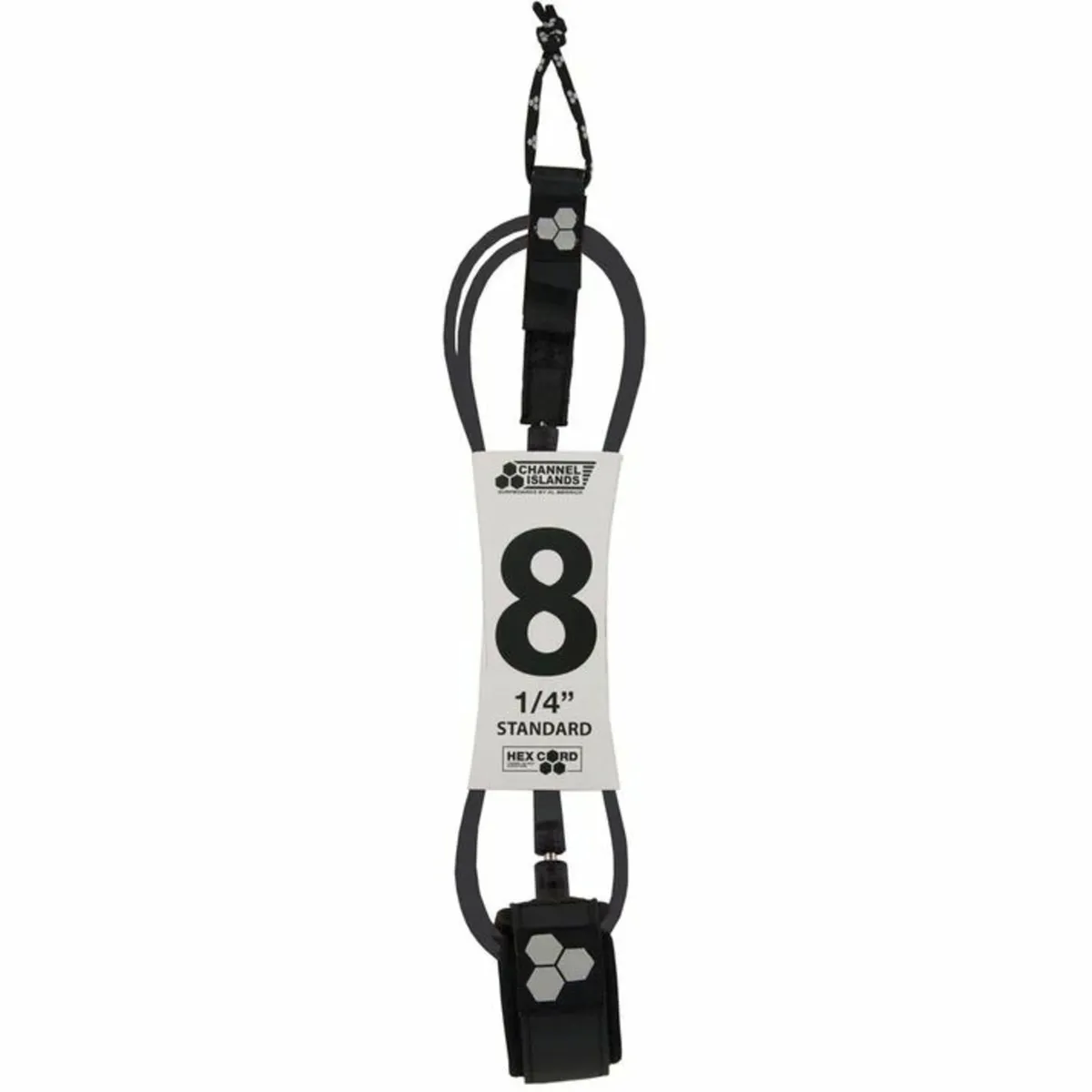 Channel Islands 8ft CI Standard Leash- Green/ Blue