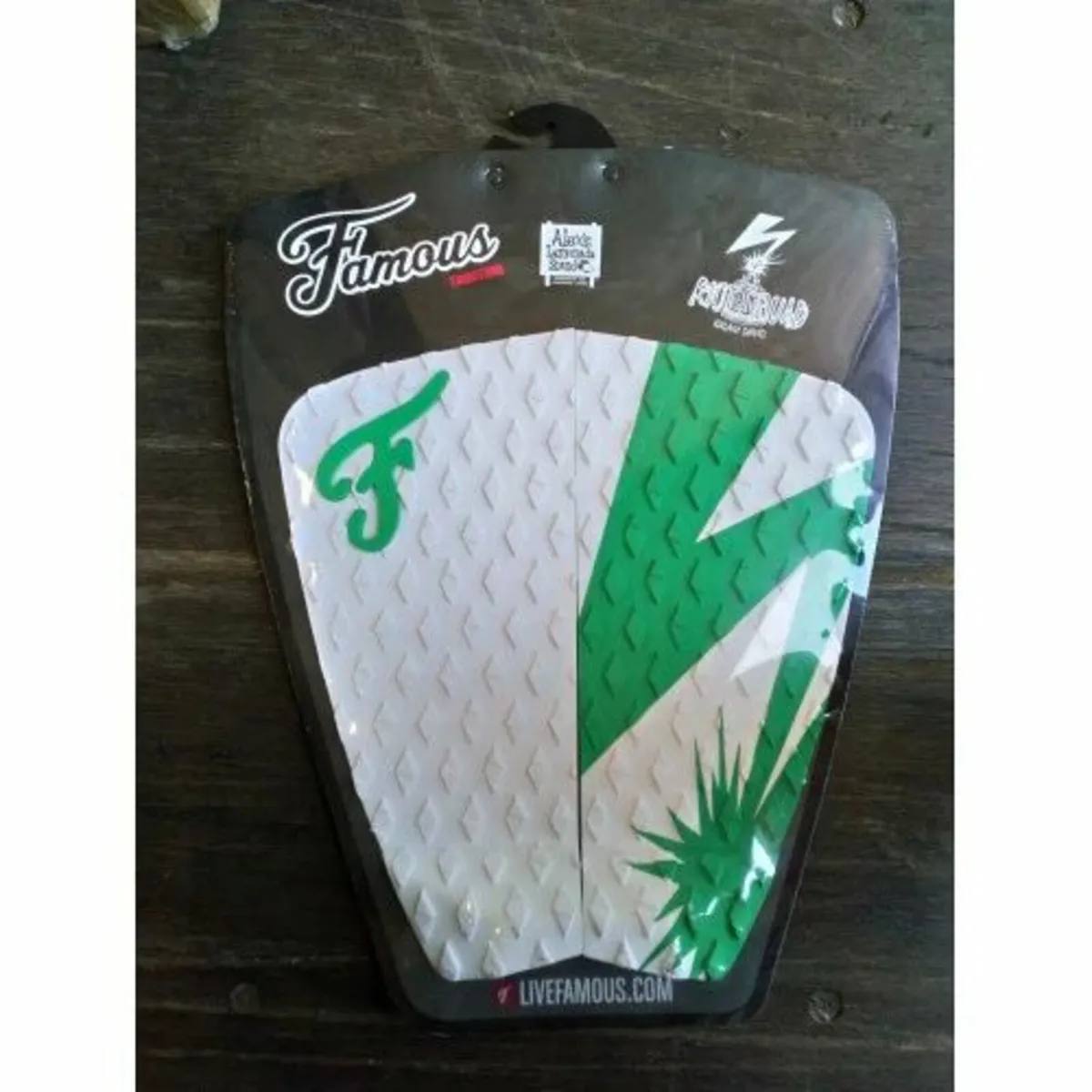 Famous Surf Supply Riot Squad DeckGrip White Green