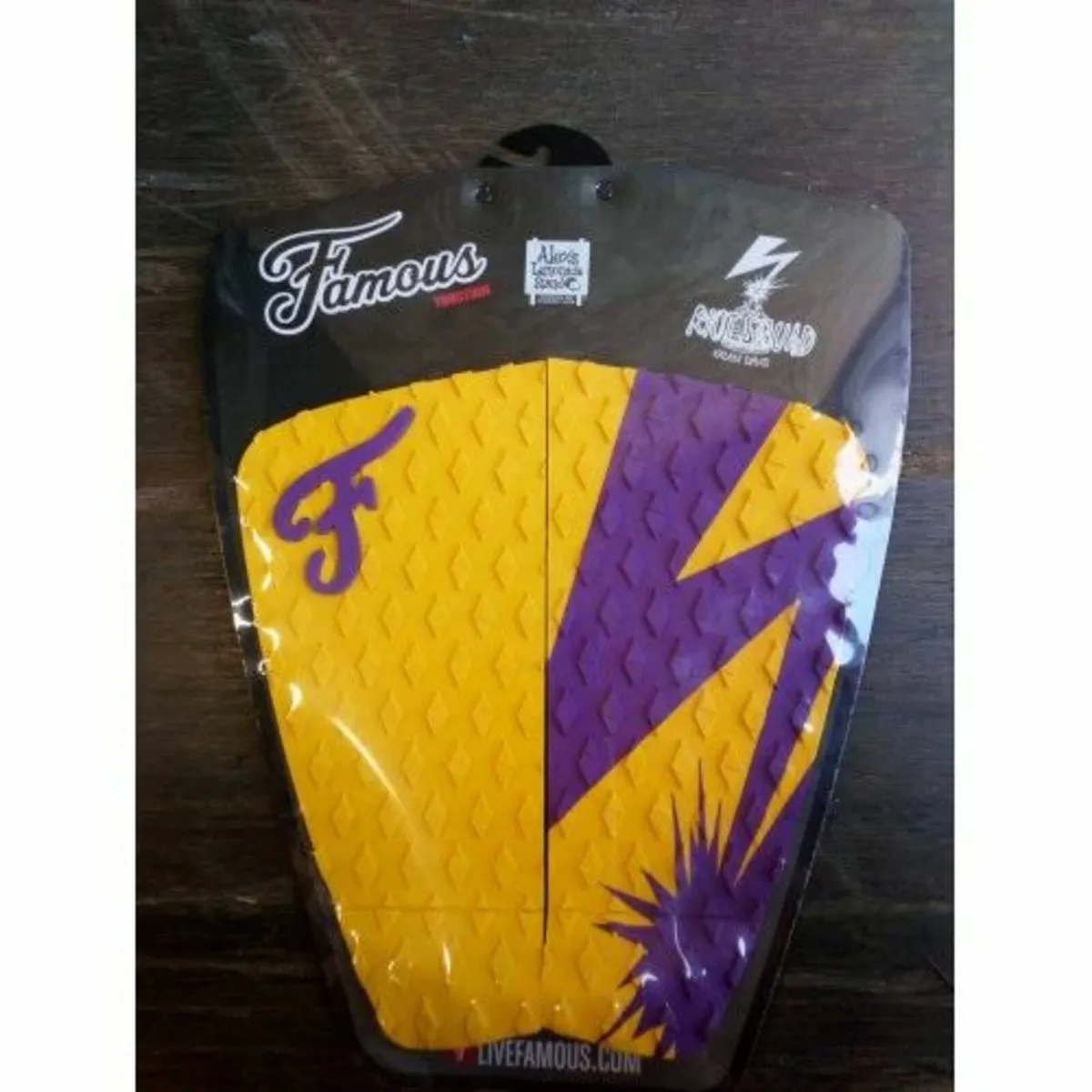 Famous Surf Supply Riot Squad DeckGrip YellowPurpl