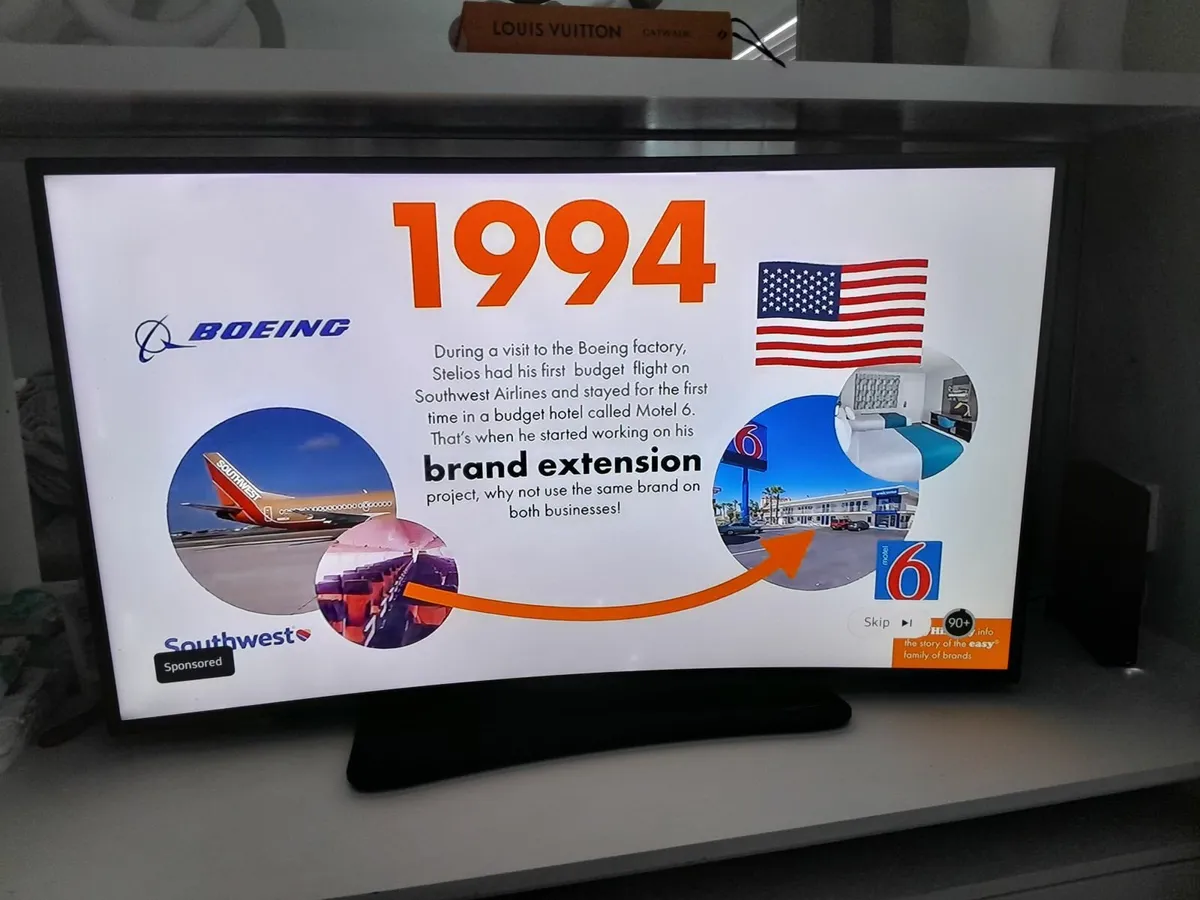 46 inch Samsung Television Smart TV with stand - Image 1