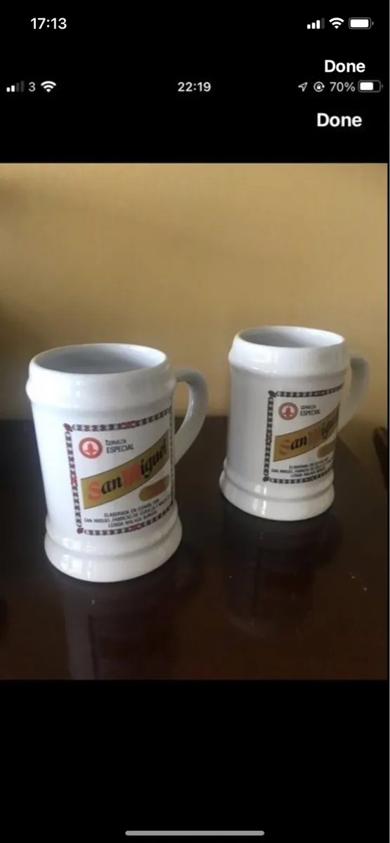 San Miguel Ceramic Tankard - Image 1
