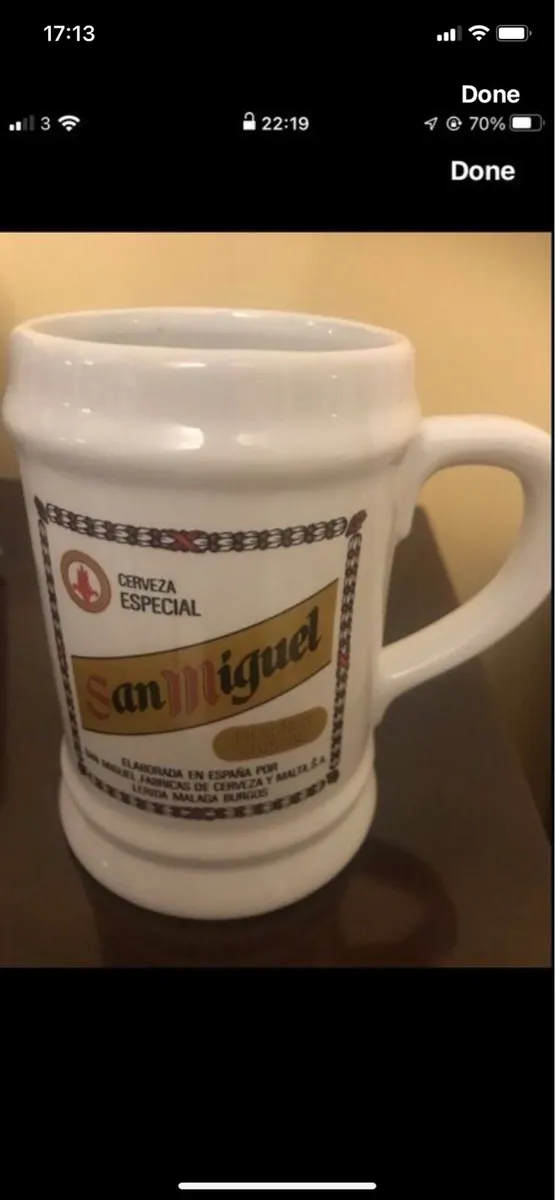 San Miguel Ceramic Tankard - Image 2