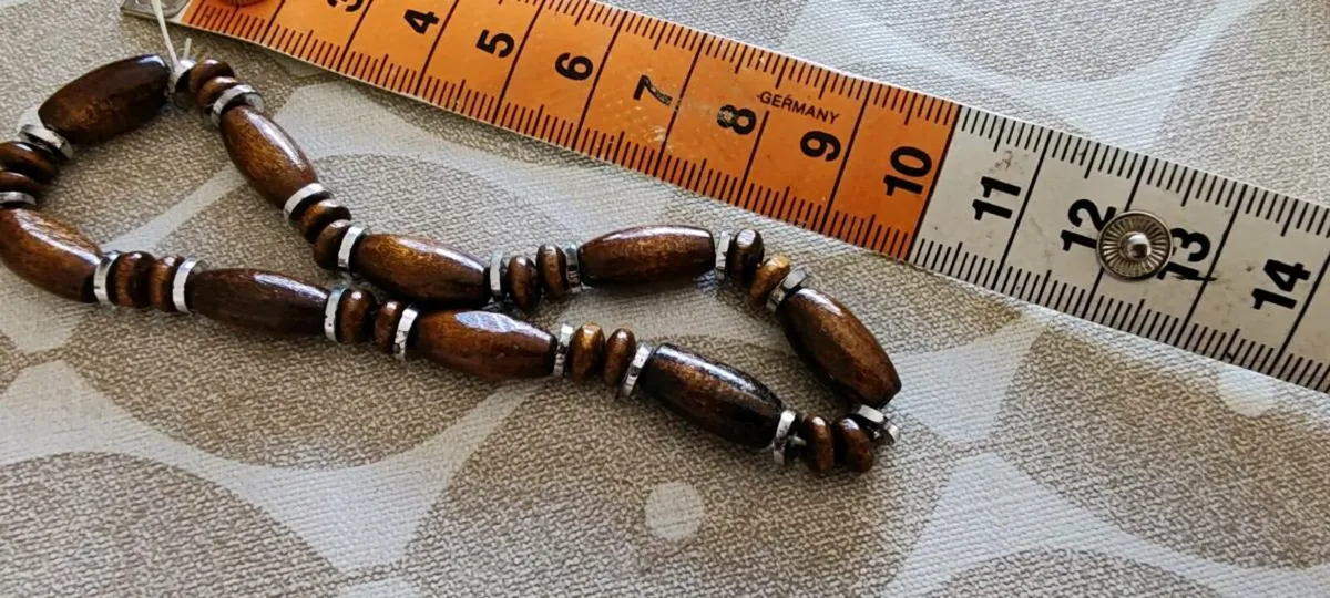 2 beaded wooden bracelets - Image 4