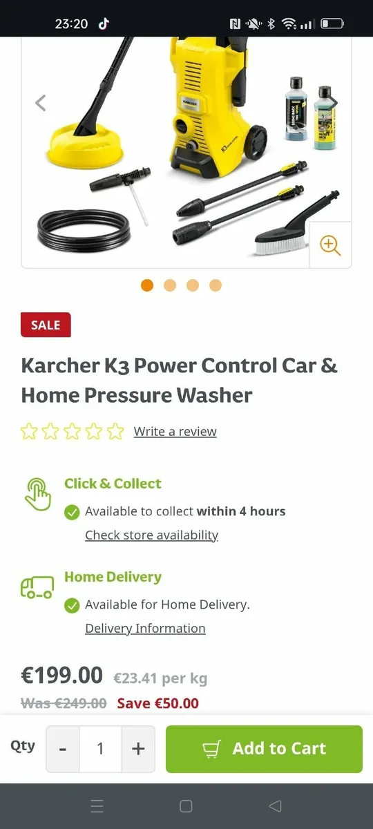 Karcher k3 power control