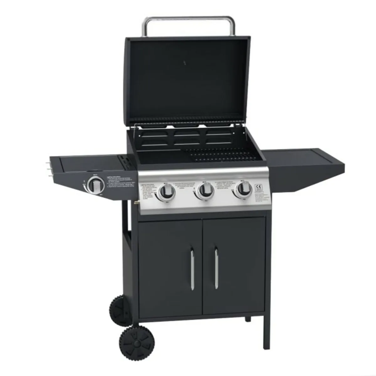 BBQ 3 burner gas - Brand new w pizza oven attachme - Image 3