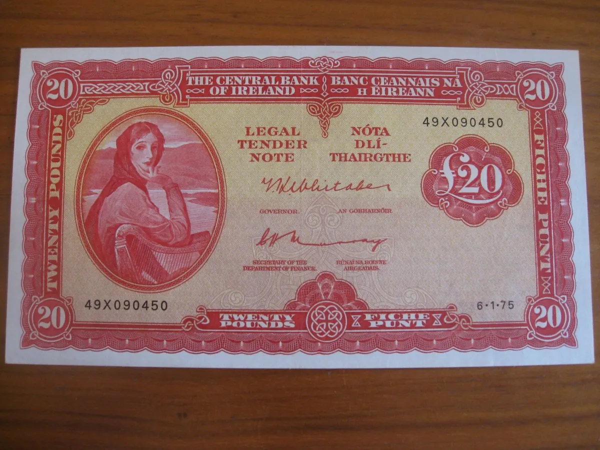 20 Pound Lavery Note-400 Euros - Image 1