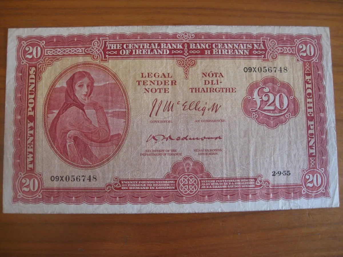 20 Pound Lavery Note-350 Euros Redmond Signature - Image 1