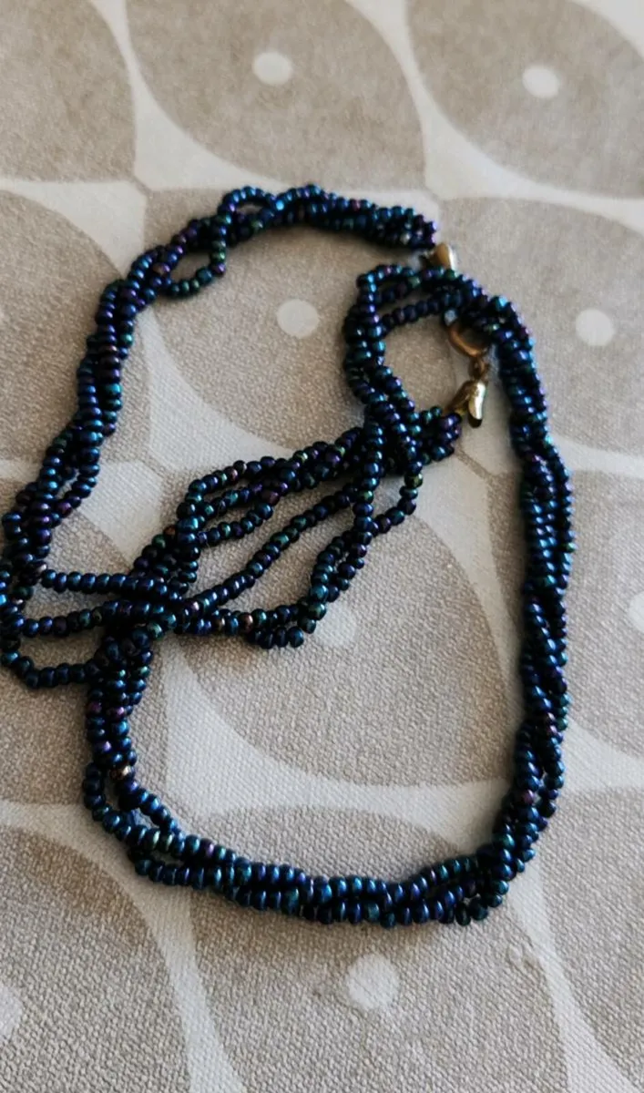 Vintage beaded necklace - Image 1