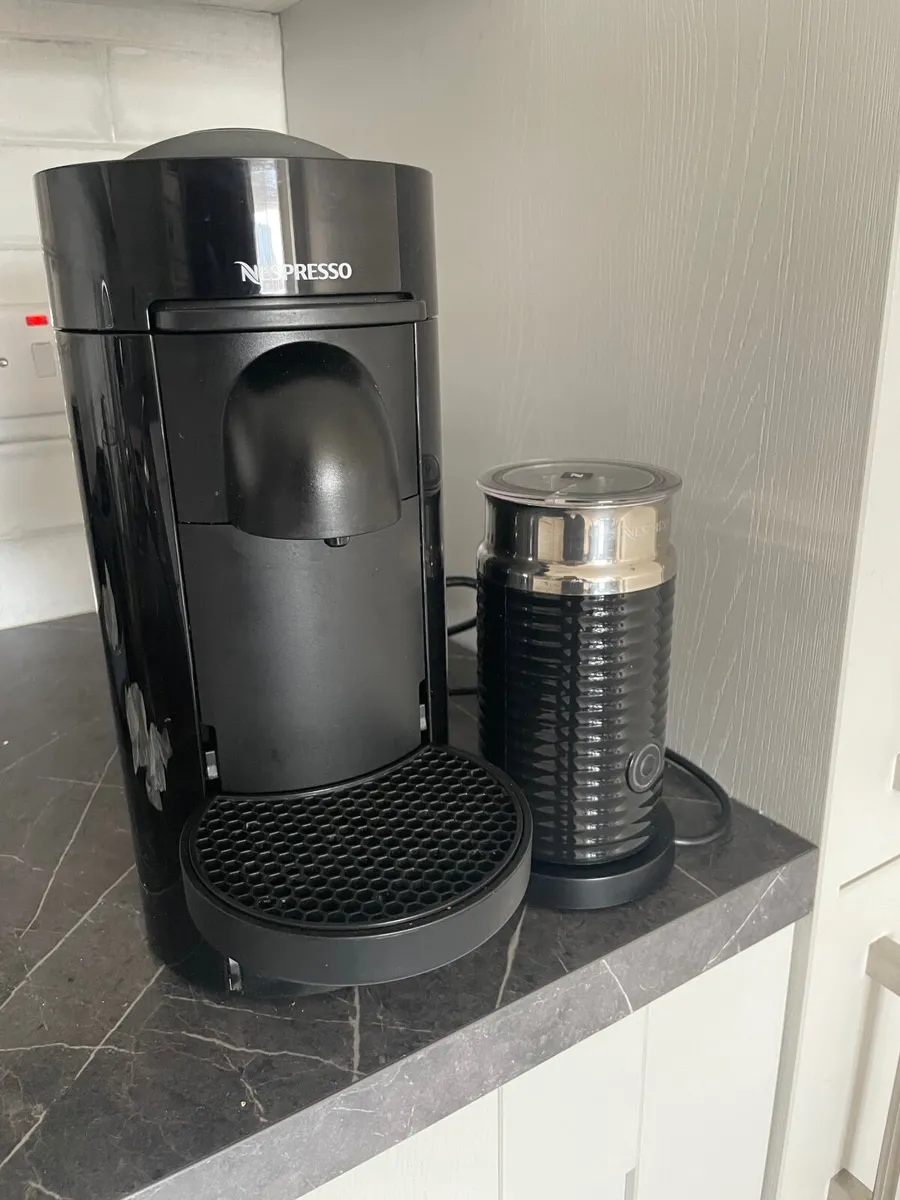 Nespresso Vertuo Machine + Aeroccino Milk Frother - Image 1
