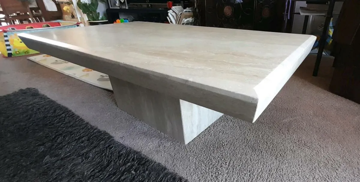Marble coffee table - Image 3