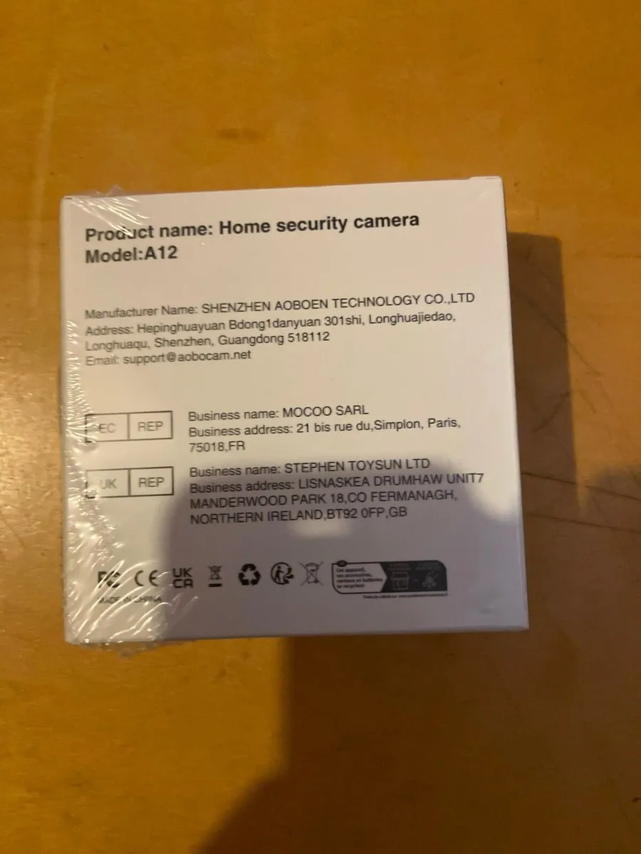 A12 Mini Home Security Camera Wifi - NEW SEALED - Image 2