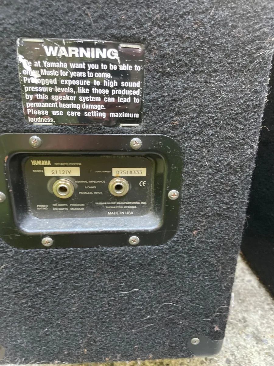 Yamaha S112 IV Passive Speakers - Image 4